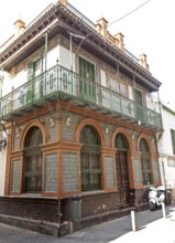 Historic house in the ceramic tile making area of Triana, Seville, Spain, Europe