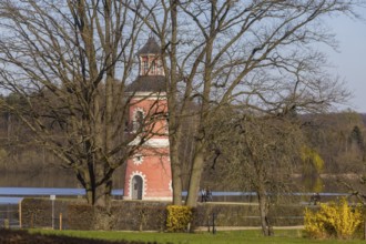 The lighthouse in Moritzburg is an inland lighthouse in Saxony. The staffage structure (folly) was