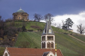 Funerary chapel (1820 to 1824) on the Württenberg in Stuttgart, the mausoleum is a landmark