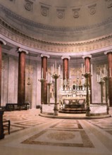 Interior of the Campo Santo, Genoa, Italy, Interior of the Campo Santo, Genoa, Italy, Historic,