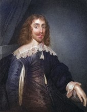 Arthur Capel, Lord Capel, 1st Baron Capel, 1604-1649, English royalist. From the book Lodge's