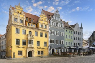 Historical Marktapotheke pharmacy, Market square, Meissen, Saxony, Germany, Europe