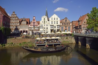 Europe, Germany, Lower Saxony, Hamburg Metropolitan Region, Lüneburg, View of the Stintfang,