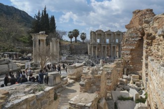 Ruins of Ephesus, ancient archaeological site, Izmir province, Turkey, Asia