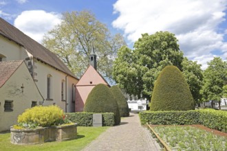 Baroque former Capuchin monastery built in 1630 with Loreto Chapel, monastery complex, Haslach,