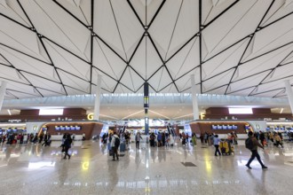 Terminal of Tianfu Airport (TFU) in Chengdu, China, Asia