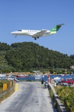 A Cessna Citation CJ4 aircraft of Avcon Jet with the registration number OE-GCZ at Skiathos