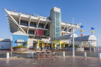 Surry parked outside of The Pier in downtown St. Petersburg, Florida, USA, North America