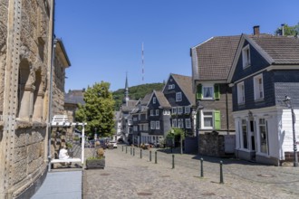 The old town centre of Langenberg, a district of Velbert in the district of Mettmann, one of 2