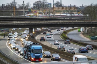 Duisburg-Kaiserberg motorway junction, complete reconstruction and new construction of the A3 and