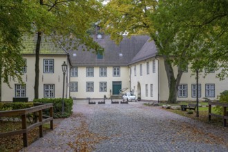 Neuenburg Castle, Neuenhaus municipality of Zetel, Friesland, Lower Saxony, Germany, Europe