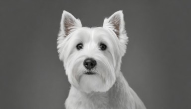 Pets, Dog, West Highland White Terrier, AI-generated, AI generated