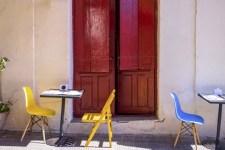 Uruguay, colonial streets of Colonia Del Sacramento in historic center of Barrio Historico, South