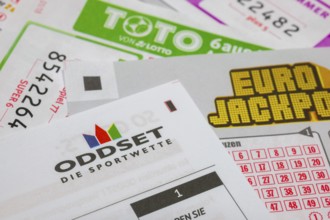 Tickets, gambling, betting tickets, Toto, Oddset, EURO JACKPOT