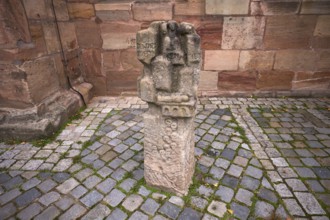 Resurrection sculpture in front of St Michael's Church, St Michael's Church, Old Town, Fürth,