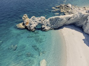 Greek island Skiathos with the beautiful beach called Lalaria, Greece, Europe