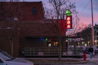 Detroit, Michigan - The Bronx Bar, a neighborhood bar near Wayne State University.