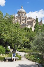 Mirador de la Celestina or Huerto de Calixto y Melibea Park, behind the cathedral, Salamanca,