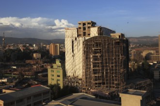 Northern Ethiopia, View over Addis Ababa, Skyline, Ethiopia, Africa