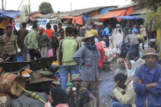 Addis Ababa, the Mercato in the Addis Ketema neighbourhood, old market district, Ethiopia, Africa