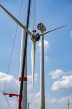 Repowering of a wind farm near Issum, 9 older wind turbines from the manufacturer Enercon (model