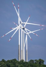 Wind farm north-east of Bad Wünnenberg, Ostwestfalen Lippe, Paderborn district, North