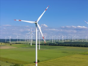 Wind farm north-east of Bad Wünnenberg, Ostwestfalen-Lippe, Paderborn district, North