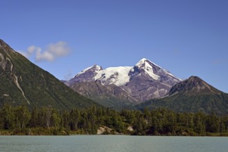 Mt Redoubt volcano, Lake Clark National Park, Alaska