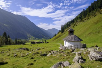 Chapel, Flittneralm. Flittner Alm, Innervals, Vals, Valser Tal, Valser Tal Natura 2000 nature