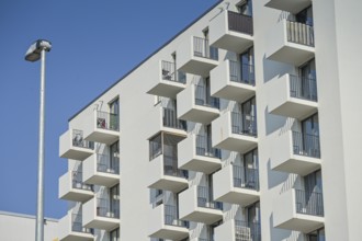 New build, residential building, Allee der Kosmonauten, Marzahn, Berlin, Germany, Europe