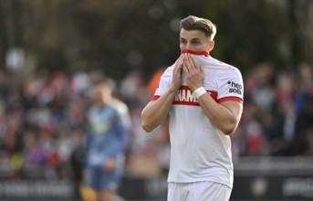 Ermedin Demirovic VfB Stuttgart (09) disappointed, gesture, gesture, Robert-Schlienz-Stadion,