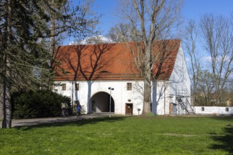 Gatehouse to the former manor in Dölitz, Leipzig, Saxony, Germany, Europe