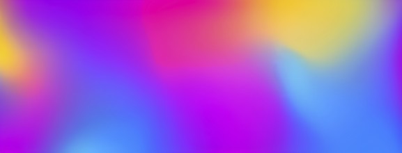 Abstract gradient blur with shades of magenta, blue and yellow, creating a smooth and calming