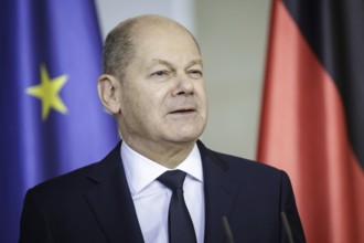 Olaf Scholz, Federal Chancellor, at the handover of the 2024 report by the Commission of Experts