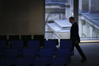 General debate in the Bundestag. Friedrich Merz, Member of the Bundestag, CDU Chairman. Berlin, 31