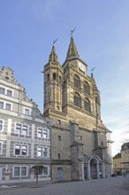 St Gumbert's Church and former court chancellery and today's administrative court, Montegelaplatz,