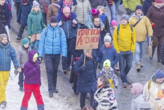 Several thousand people protested on Sunday in Dresden and elsewhere, against the AfD and in favour