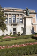 Puerte Murillo entrance to Museo del Prado, museum art gallery, Madrid, Spain, Europe