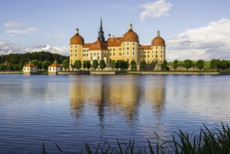 Moritzburg Castle, municipality of Moritzburg near Dresden, Saxony, Germany, Europe