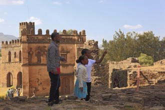 Amhara region, in the Gemp palace complex in Gondar, Gonder, UNESCO, world, heritage, cultural