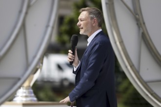 Christian Lindner (FDP), Federal Minister of Finance, photographed during the presentation of the