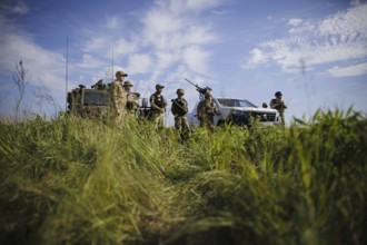 Annalena Bärbock (Alliance 90/The Greens), visits a Mobile Air Defence unit in Kyiv. Kyiv, 21 May