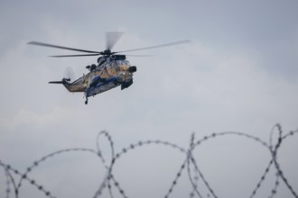 A Sea King MK41 multi-purpose helicopter, photographed during an air show at the ILA Berlin Air