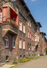 Red-brick workers' housing estates, architecture of the Nikiszowiec Historic Mining District,