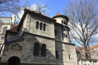 Klausen Synagogue, a profaned synagogue next to the Old Jewish Cemetery in the former Jewish