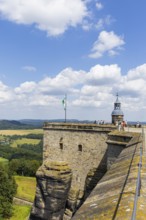 Königstein Fortress in Saxon Switzerland, Königstein Fortress, Königstein, Saxony, Germany, Europe