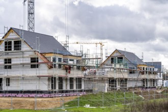 New development district, around 140 detached and semi-detached villas being built in the south of