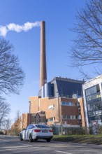 The Igony heating plant in Essen-Rüttenscheid, a district heating plant fuelled by natural gas,