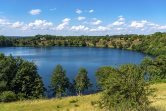 Weinfelder Maar, Vulkaneifel, Vulkansee, Eifel, Rhineland-Palatinate, Germany, Europe