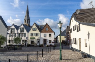 The village of Zons on the left bank of the Lower Rhine, former fortified zone, belongs to